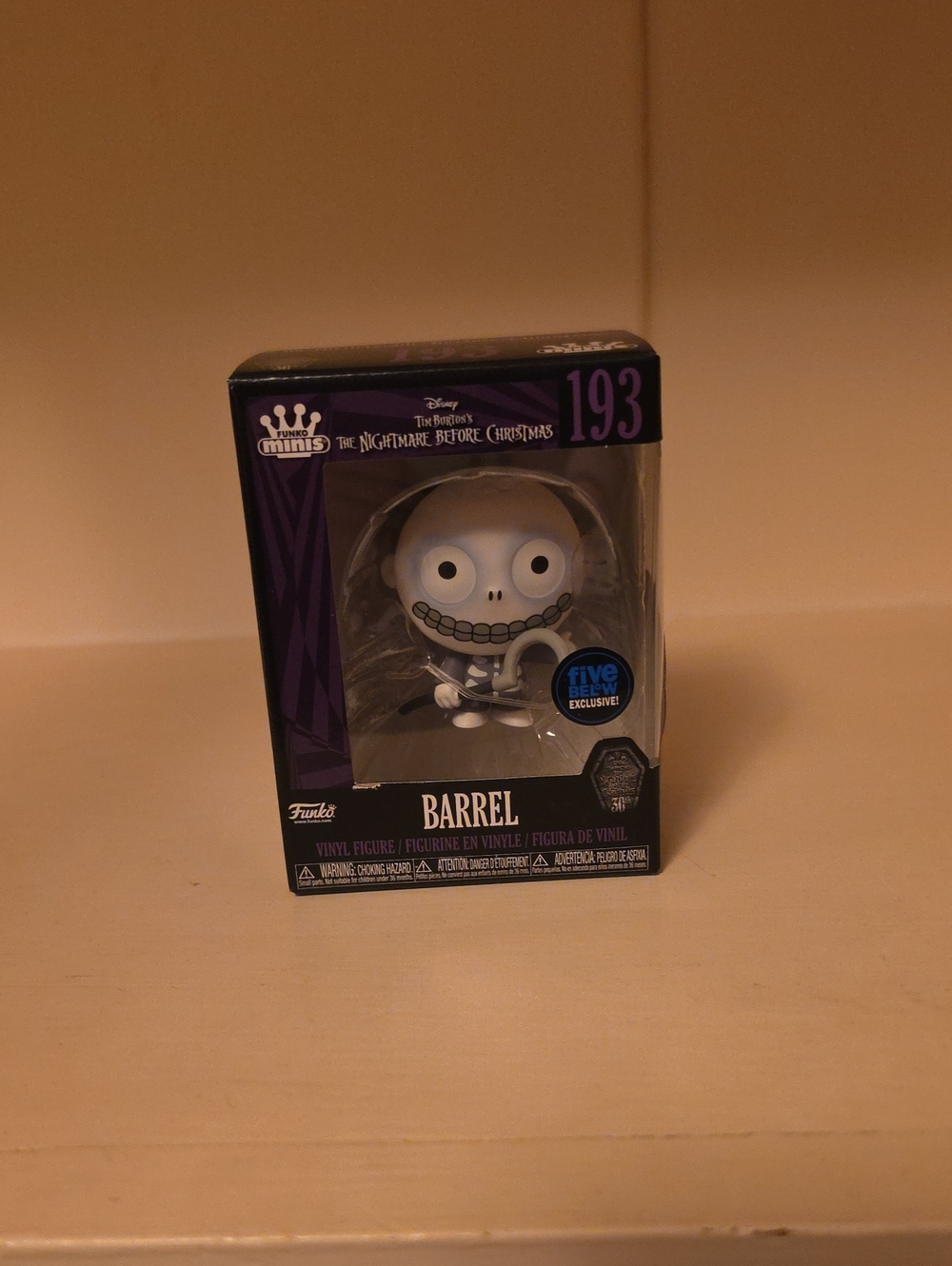 Funko Barrel Vinyl Figure — Black & White The Nightmare Before Christmas